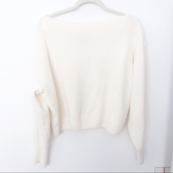 & Other Stories Sweaters - & other stories cream boat neck sweater size L